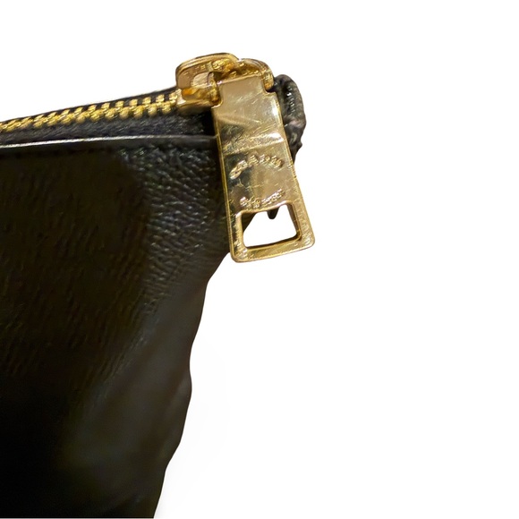 Coach Ava Tote Black Crossgrain Leather Gold Hardware Shoulder Bag F57526 - Picture 11 of 14